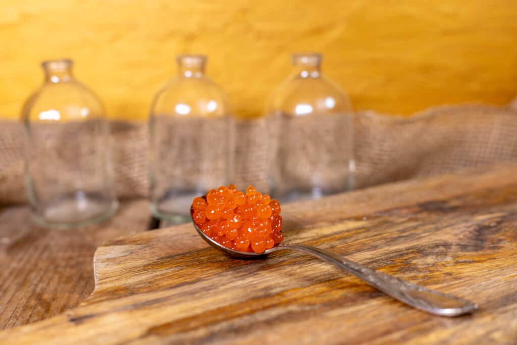 Veganer Kaviar - Sriracha-Kaviar