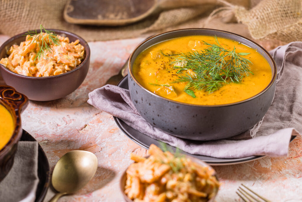 Süßkartoffel-Kokos-Suppe
