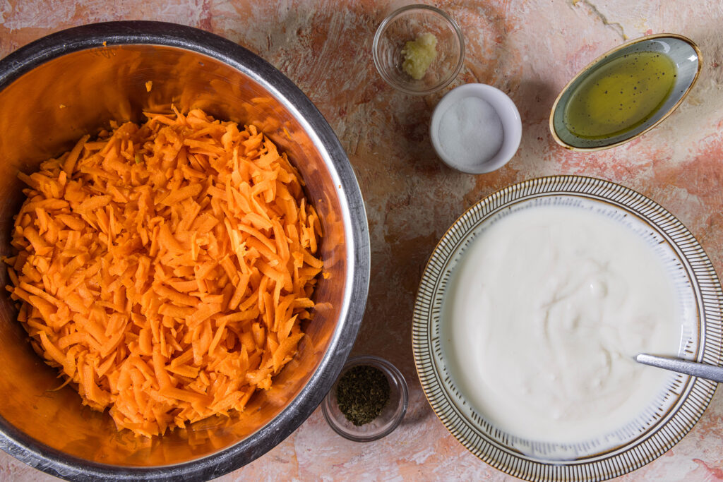Alle Zutaten für den Salat.