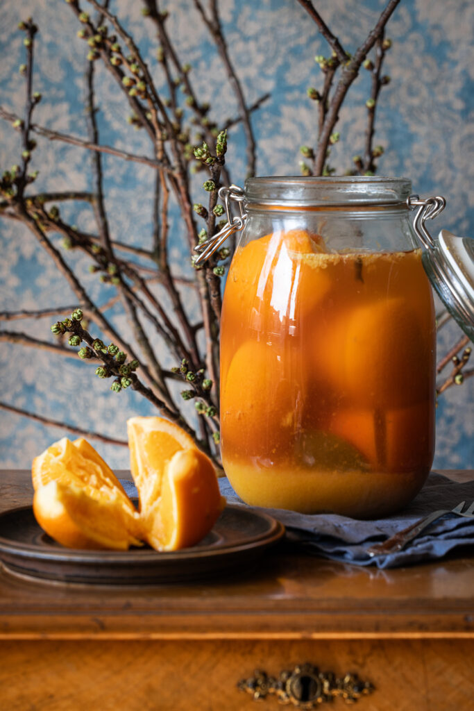 Salzorangen - laktofermentierte, eingelegte Orangen