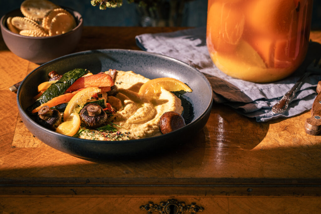 Salzorangen-Hummus - mit selbst eingelegten Salzorangen