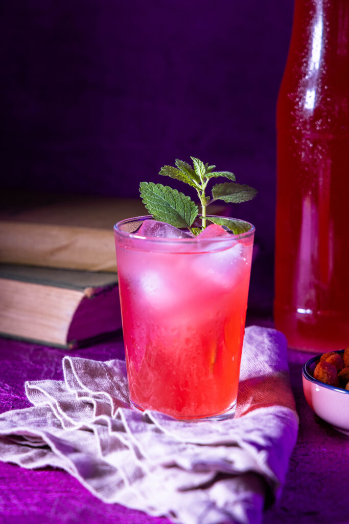 Himbeer-Mango-Kefir selbst fermentiert
