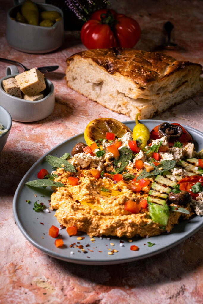 Veganer Scharfer Schafskäse Dip - Hot Sheperd - Veta-Aufstrich