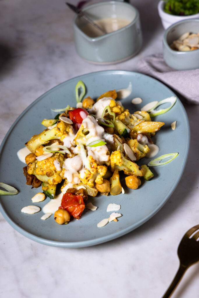 Gerösteter Blumenkohlsalat