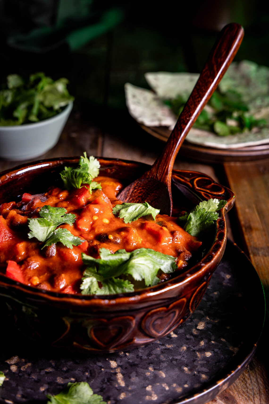 Kreolisches Schwarze-Bohnen-Chili